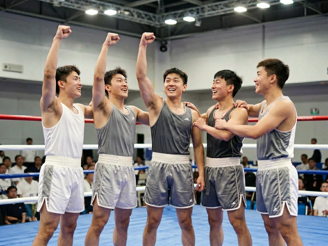 体育赛场准备，季军